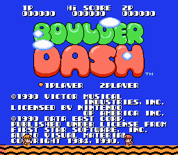 Boulder Dash - Albinarla Mod Title Screen